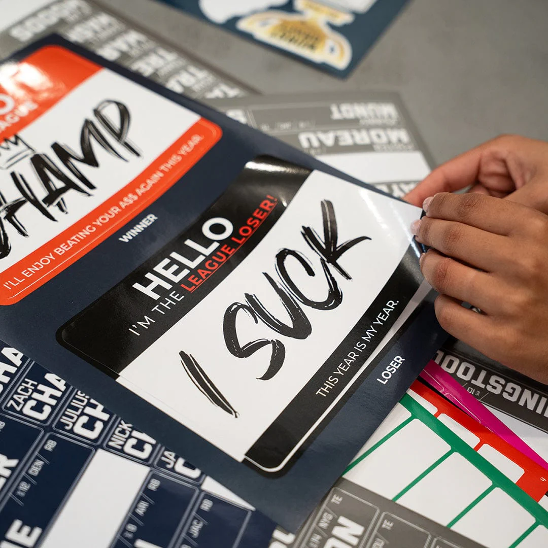 2026 Fantasy Football Draft Board Kit - 16, 14 team - Image 12