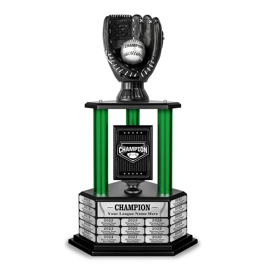 26-36” Black Baseball Trophy - Image 11