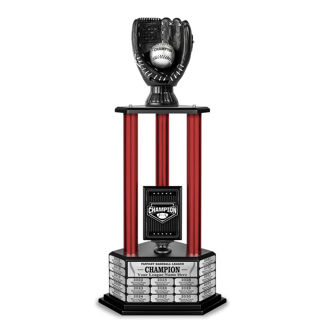 26-36” Black Baseball Trophy - Image 13
