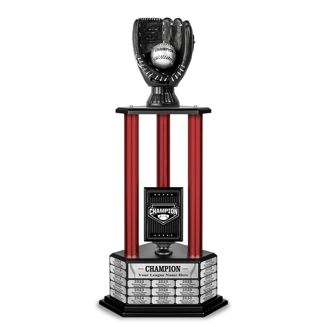 26-36” Black Baseball Trophy - Image 19