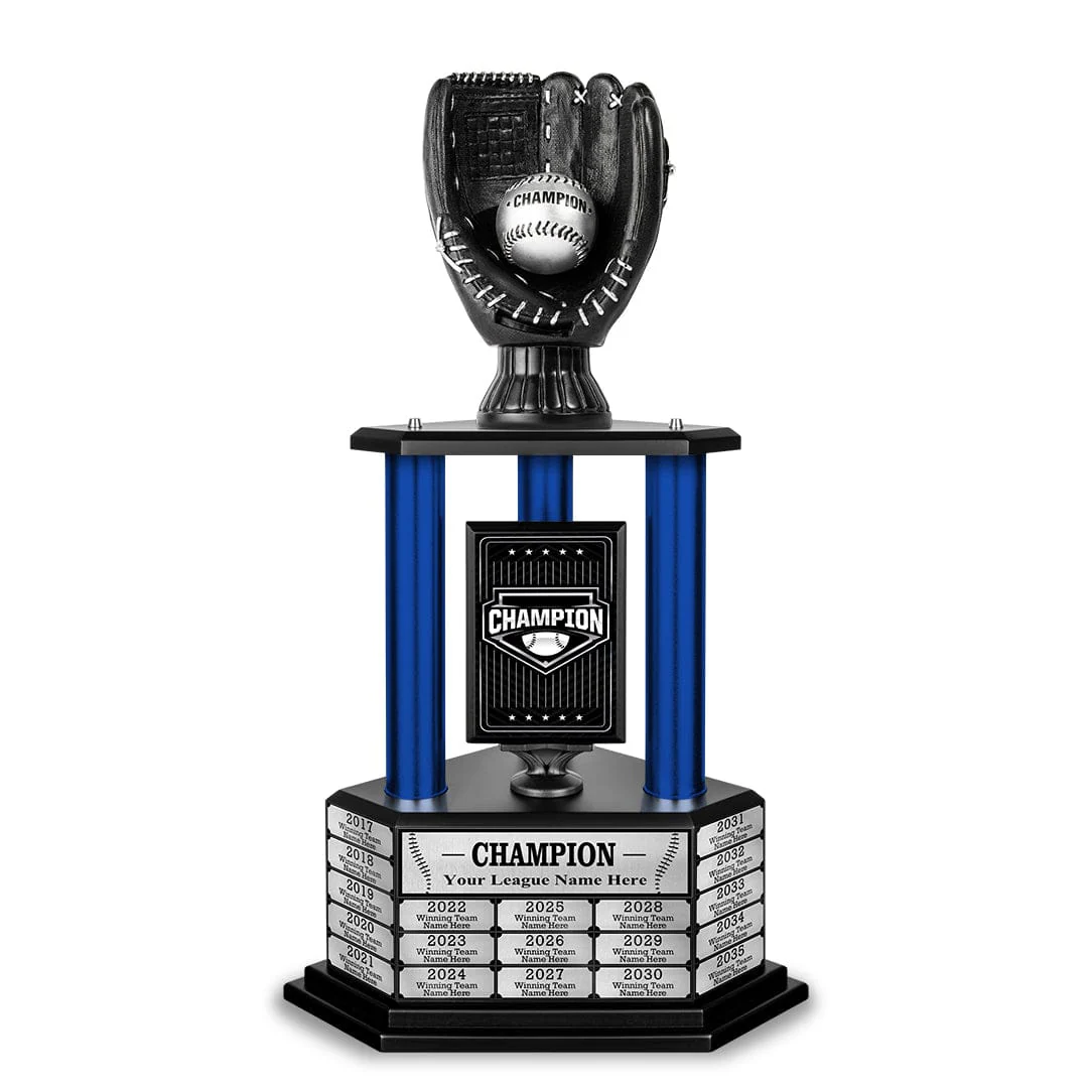 26-36” Black Baseball Trophy - Image 4