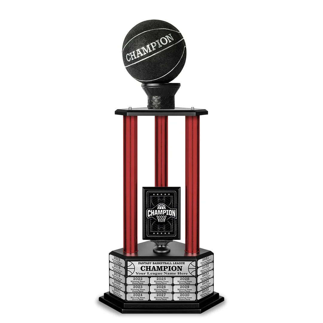 26-36” Black Basketball Trophy - Image 13