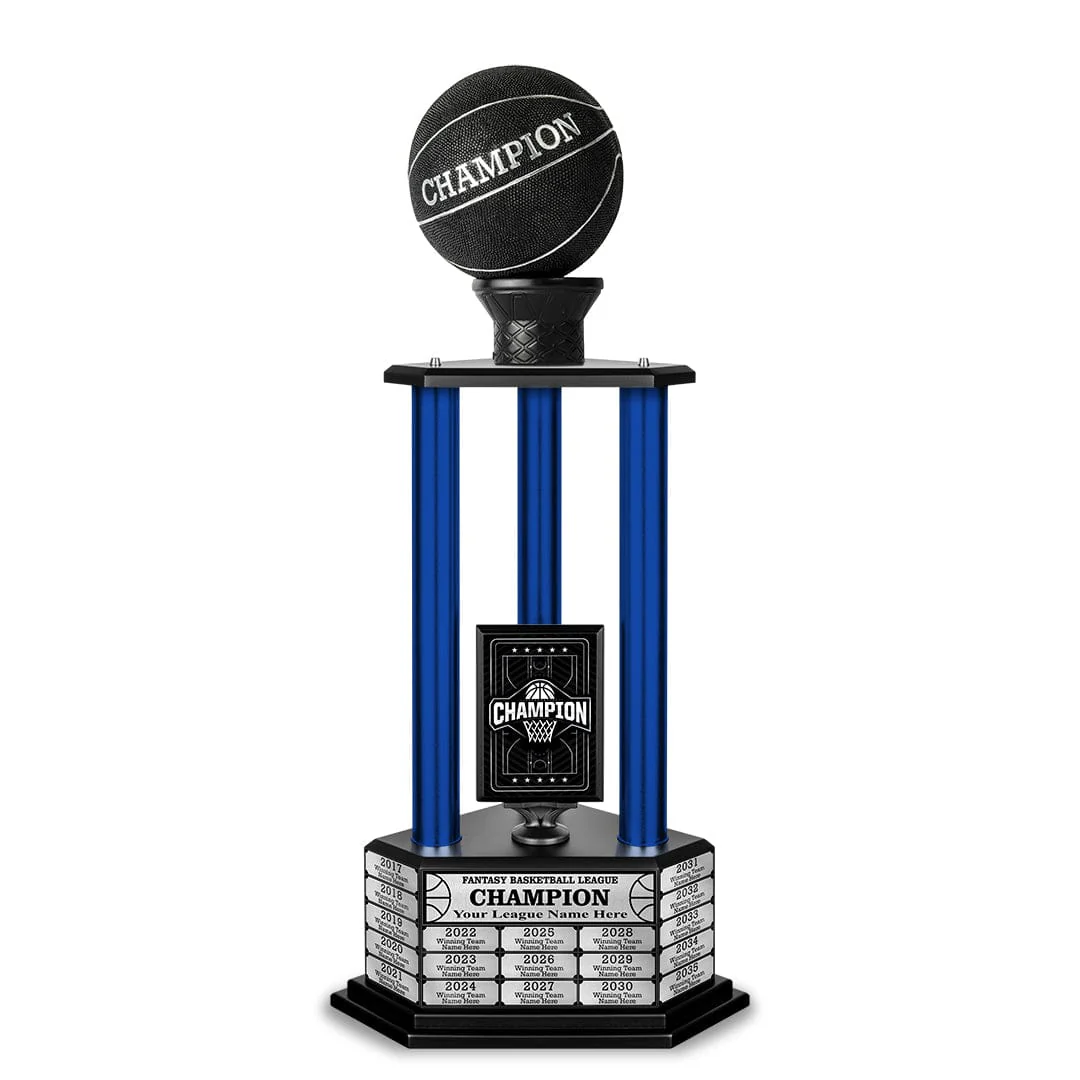 26-36” Black Basketball Trophy - Image 15