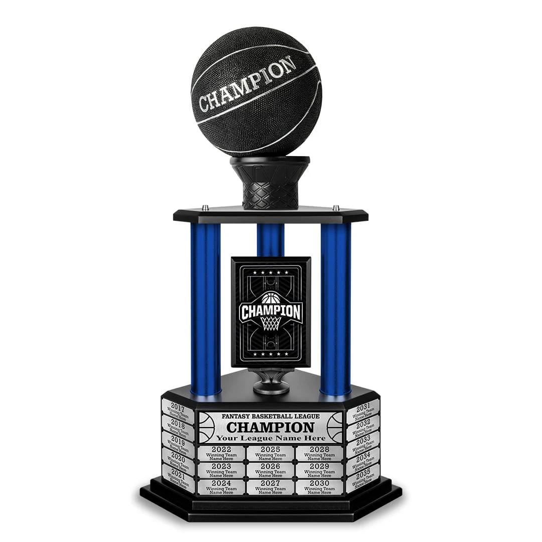 26-36” Black Basketball Trophy - Image 9
