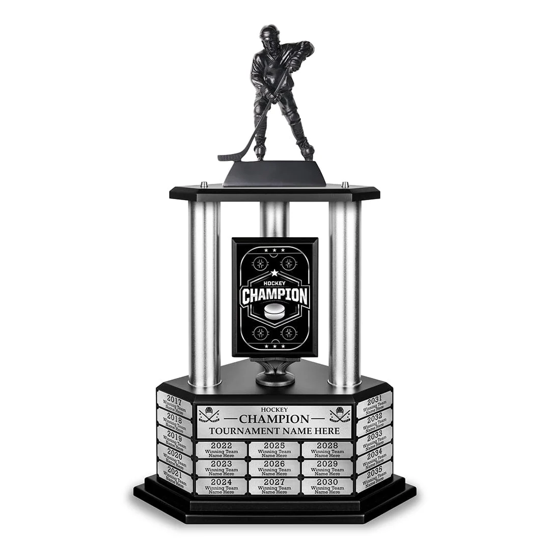 26"-36” Hockey Championship Trophy - Image 3