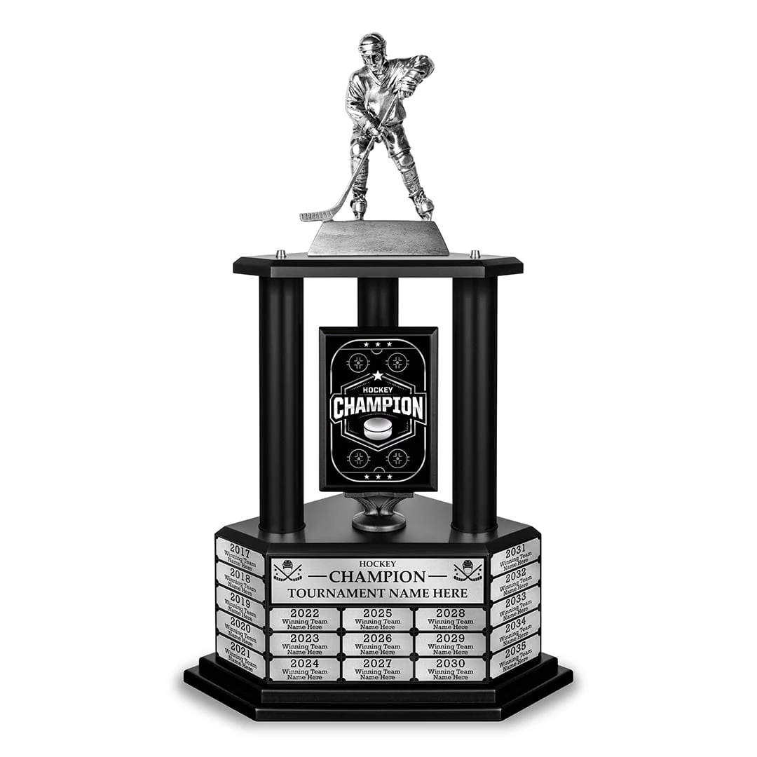 26"-36” Hockey Championship Trophy - Image 4
