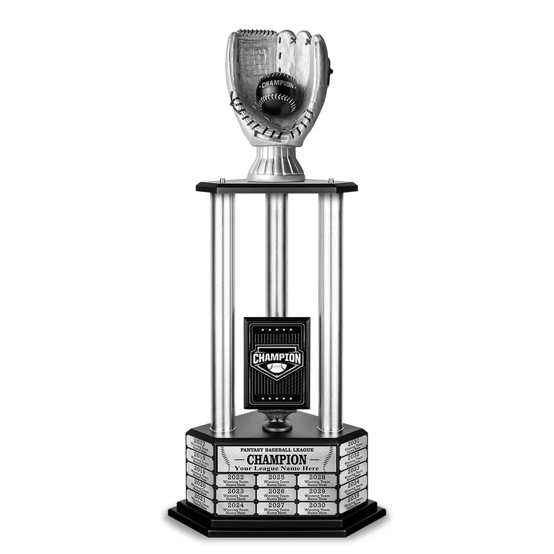 26-36” Silver Baseball Trophy - Image 11