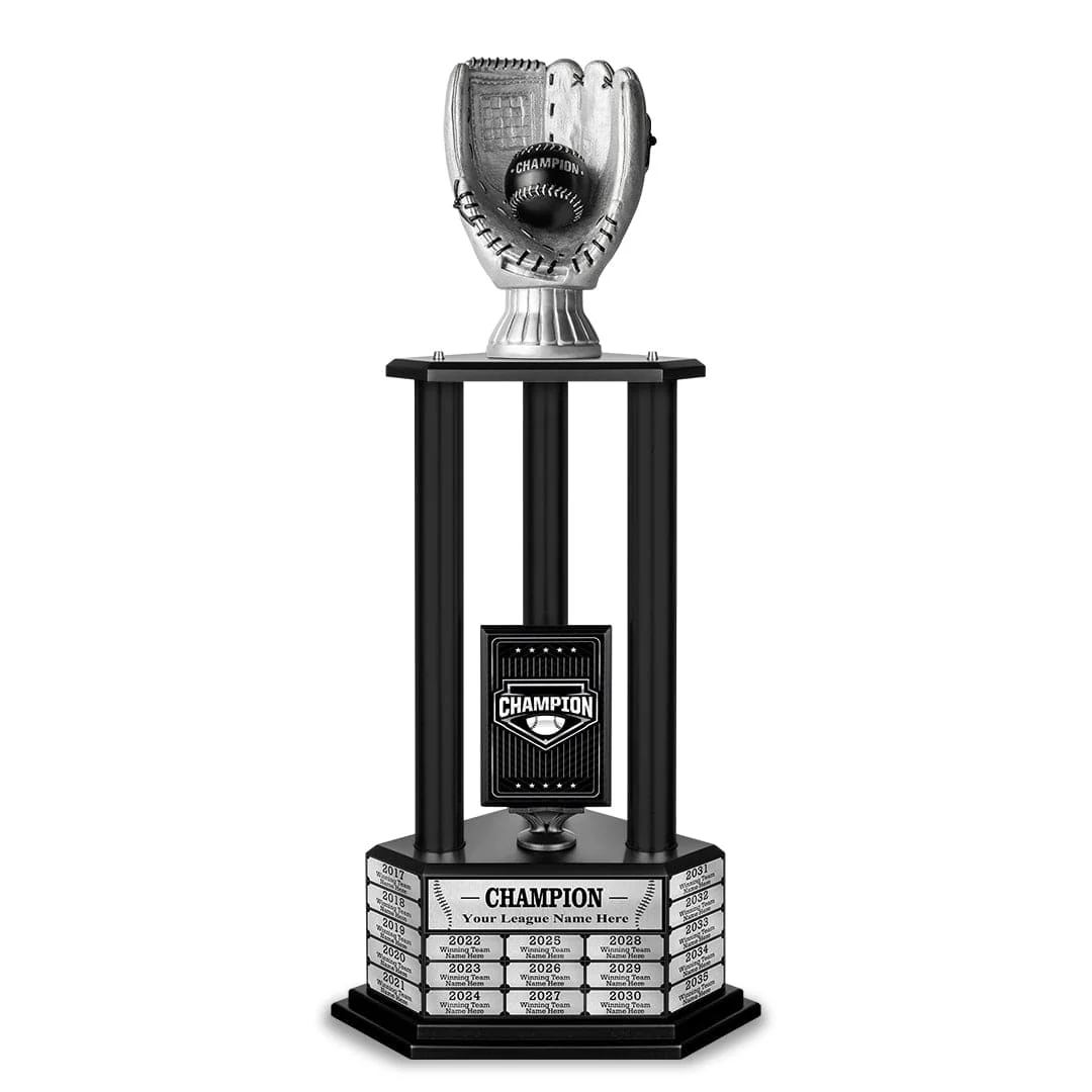 26-36” Silver Baseball Trophy - Image 16