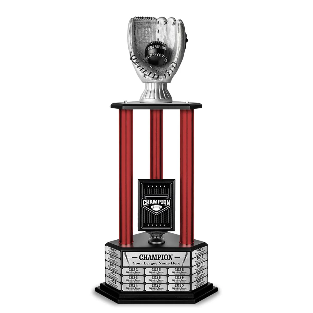 26-36” Silver Baseball Trophy - Image 17