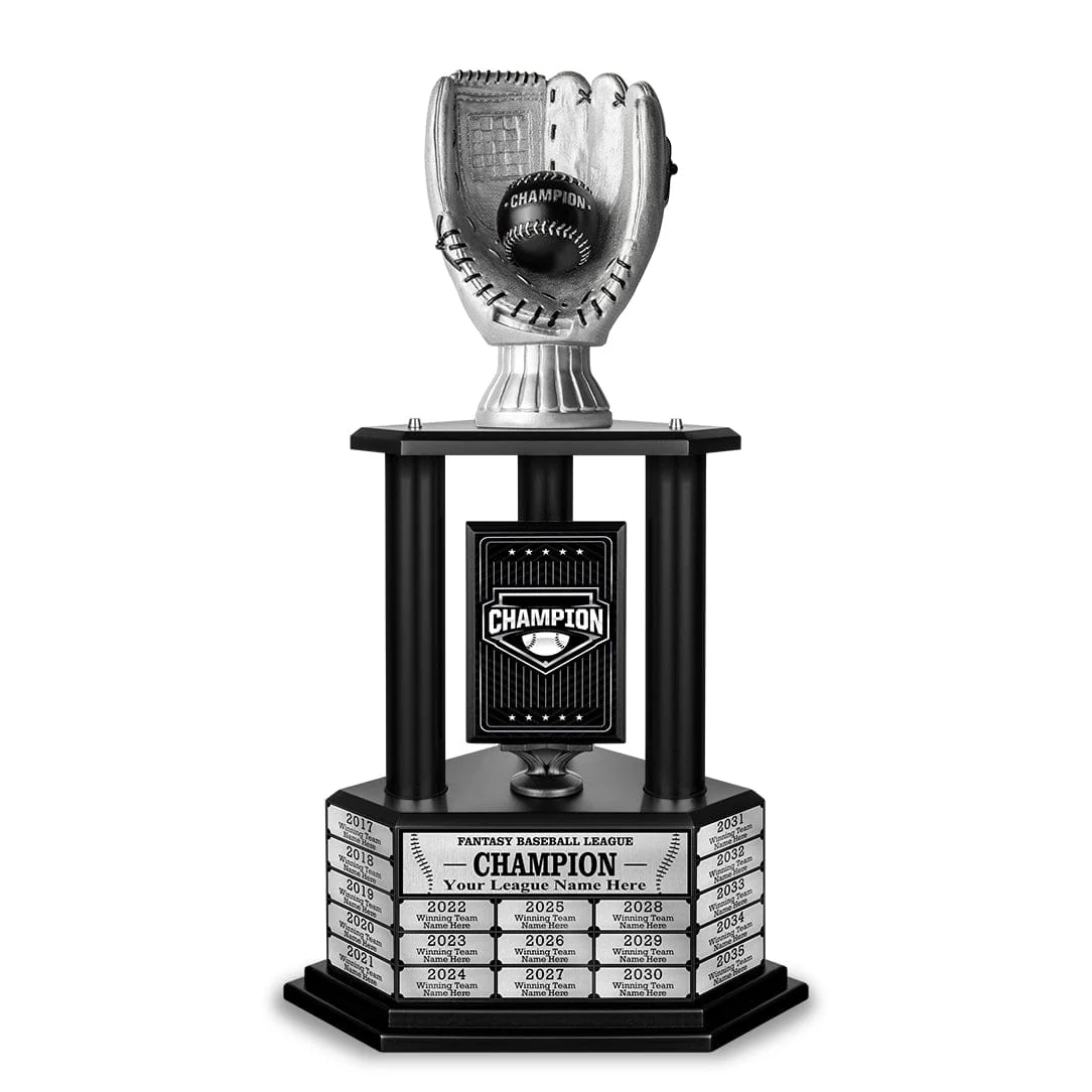 26-36” Silver Baseball Trophy - Image 3