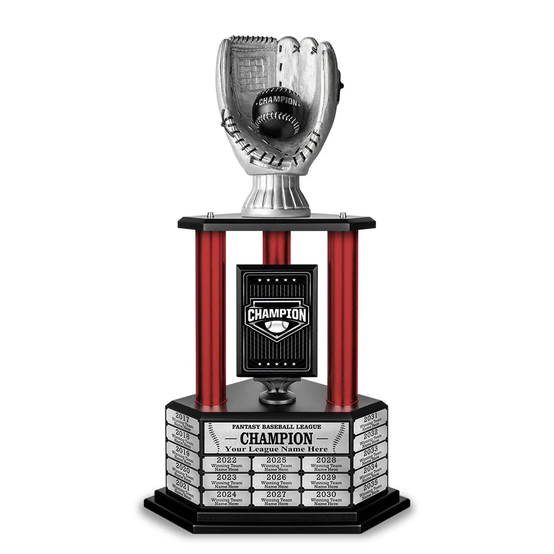26-36” Silver Baseball Trophy - Image 4