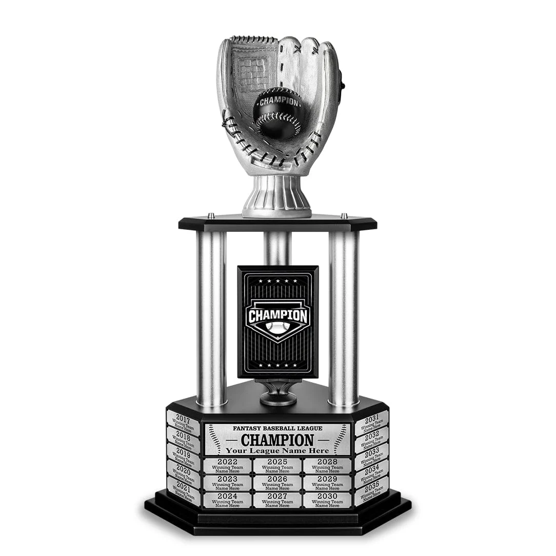 26-36” Silver Baseball Trophy - Image 5