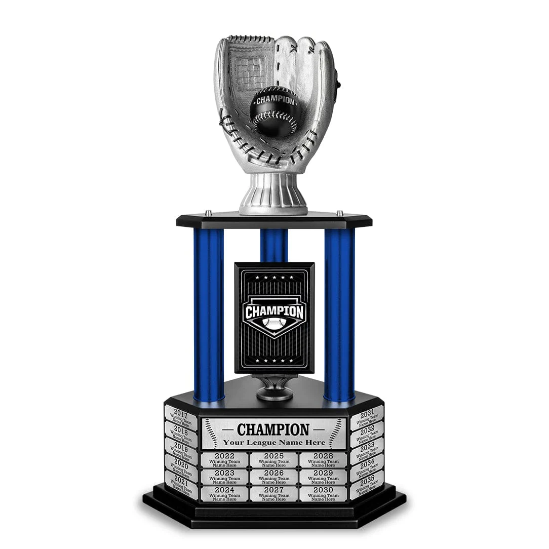26-36” Silver Baseball Trophy - Image 6