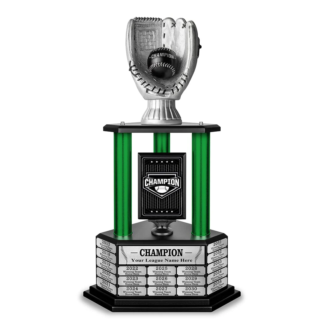 26-36” Silver Baseball Trophy - Image 9