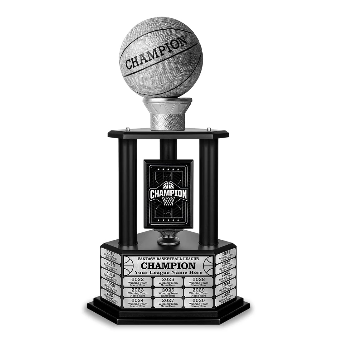 26-36” Silver Basketball Trophy - Image 10
