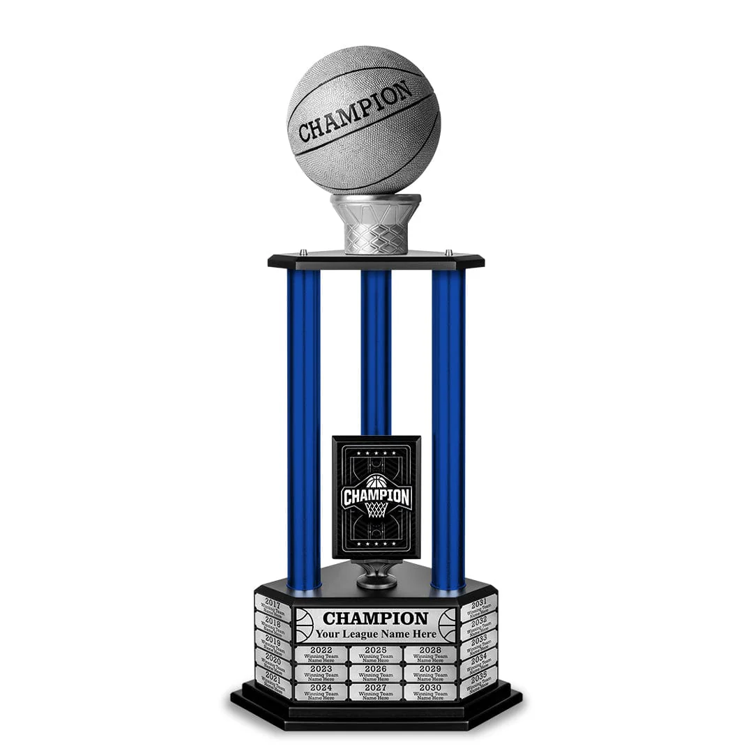 26-36” Silver Basketball Trophy - Image 14