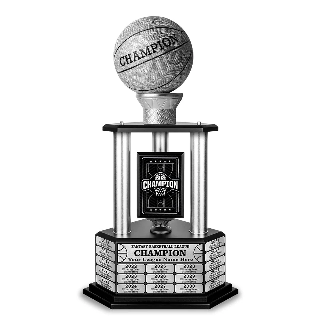 26-36” Silver Basketball Trophy - Image 8
