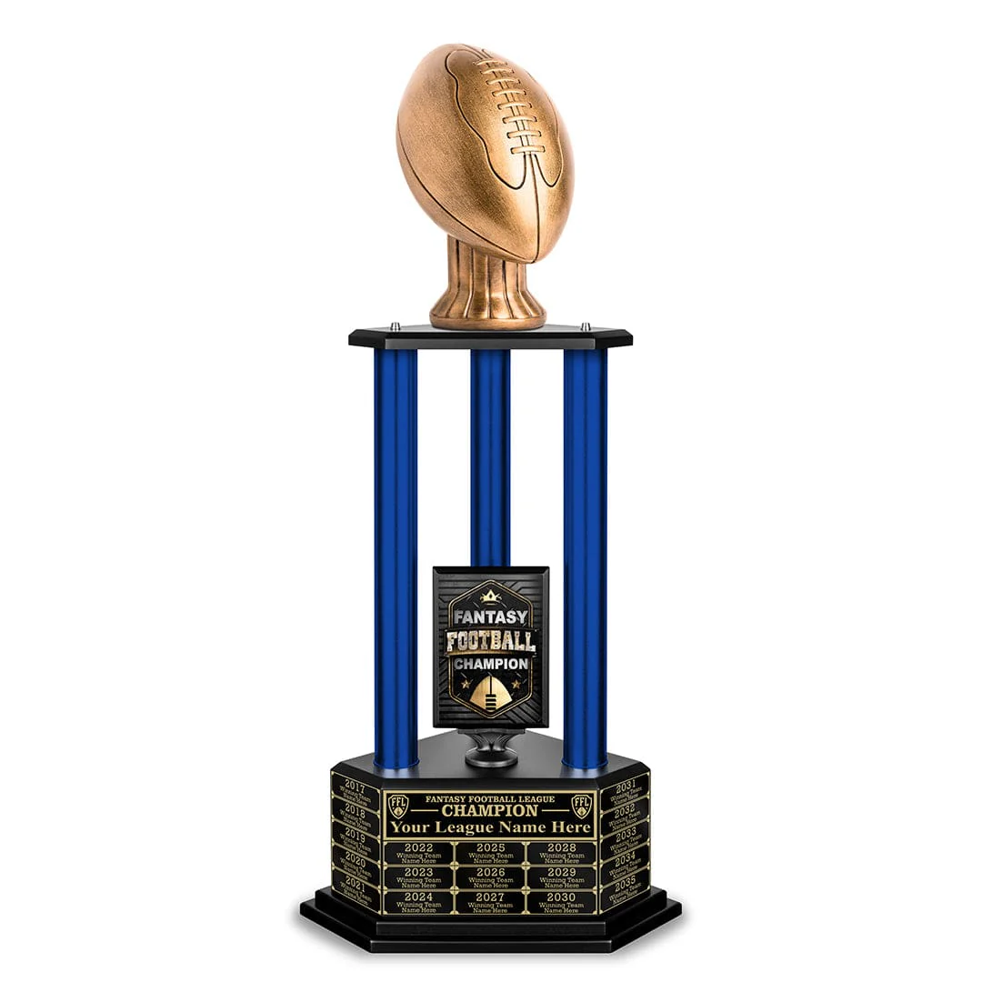 26-56” Antique Gold Football Championship Trophy - Image 10