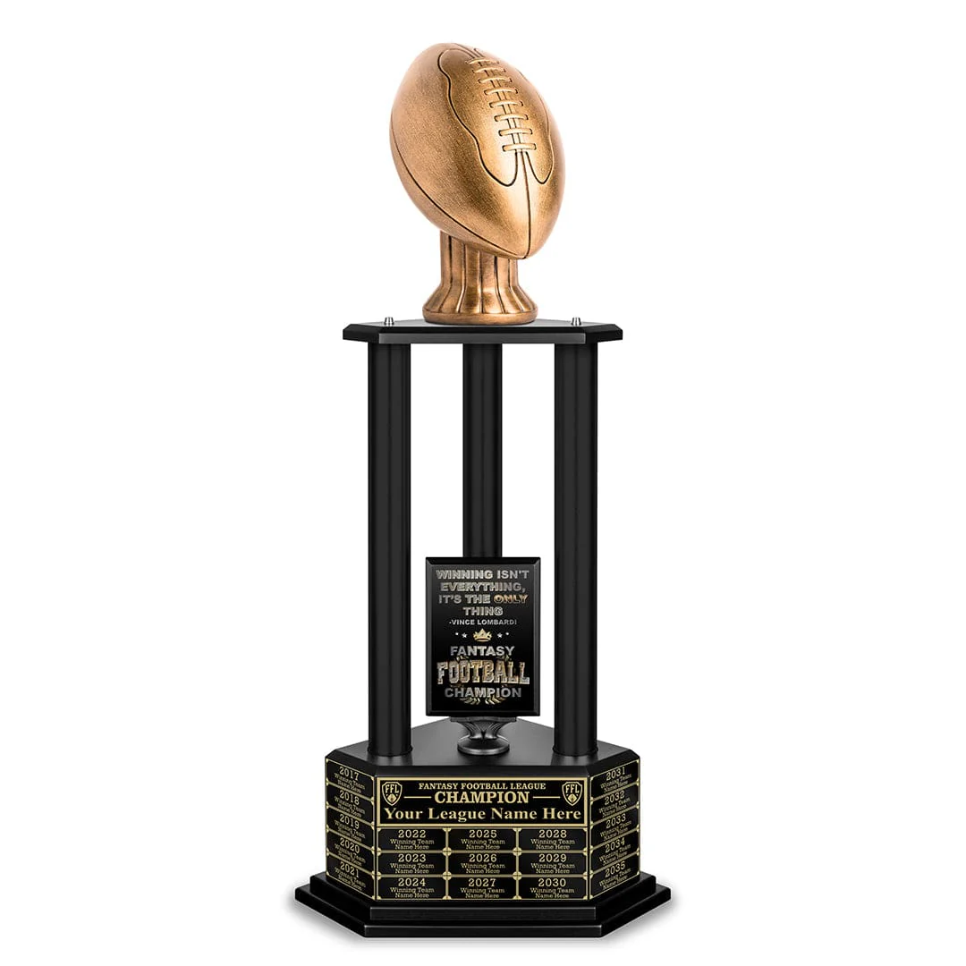 26-56” Antique Gold Football Championship Trophy - Image 14