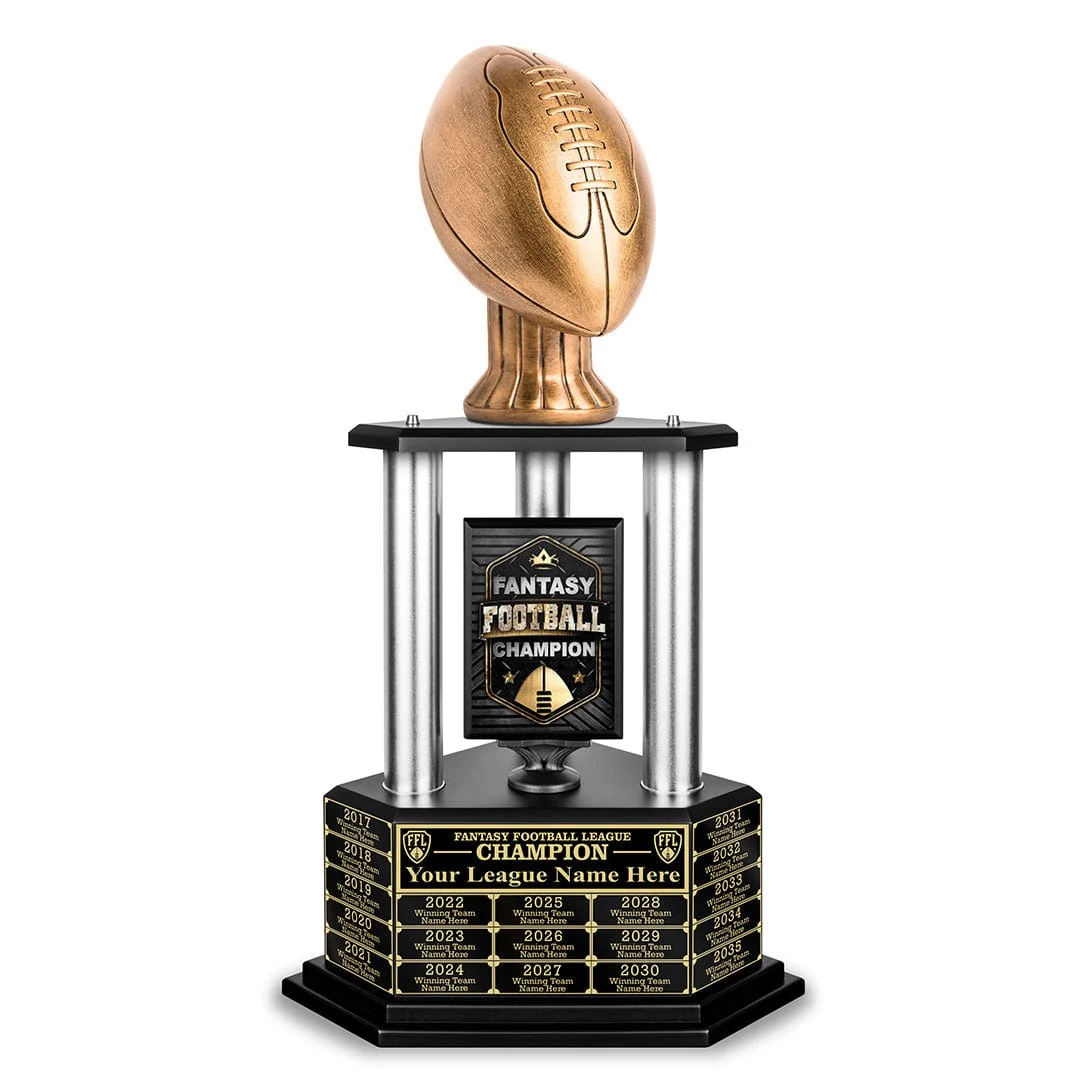 26-56” Antique Gold Football Championship Trophy - Image 6