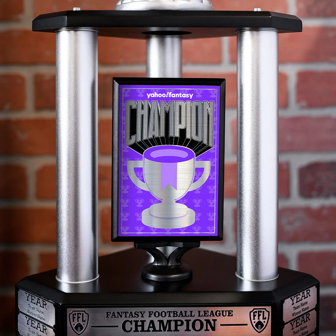 Yahoo! Fantasy Football Champion 26" Perpetual Trophy - Image 4