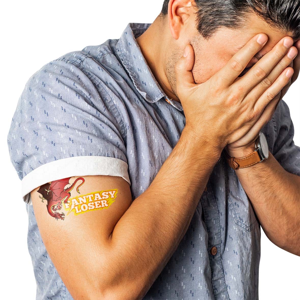 6-Pack of Fantasy Football Loser Tattoos - Image 3