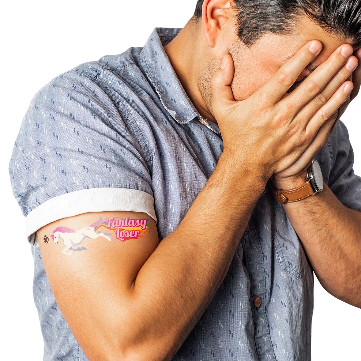 6-Pack of Fantasy Football Loser Tattoos - Image 6