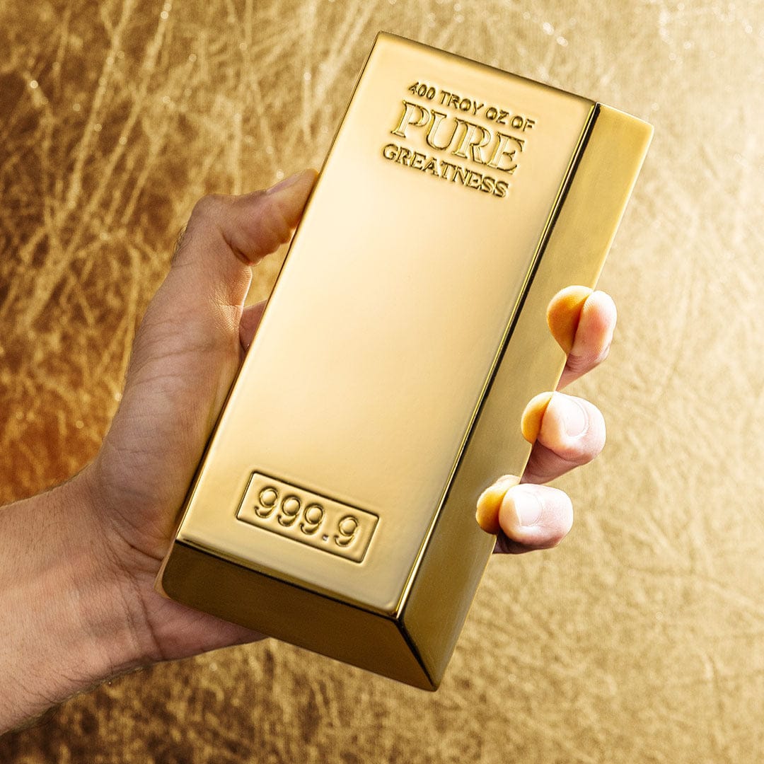 2lb Gold Bar Award - Heavy Duty Replica Bullion Brick - Image 3