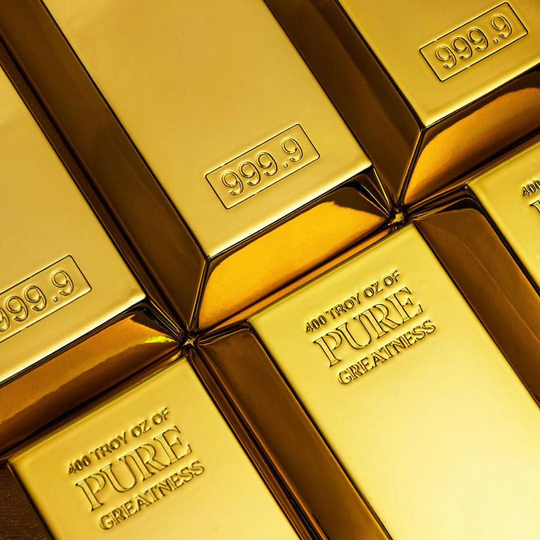 2lb Gold Bar Award - Heavy Duty Replica Bullion Brick - Image 5