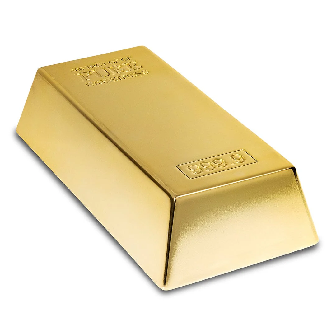 2lb Gold Bar Award - Heavy Duty Replica Bullion Brick - Image 6