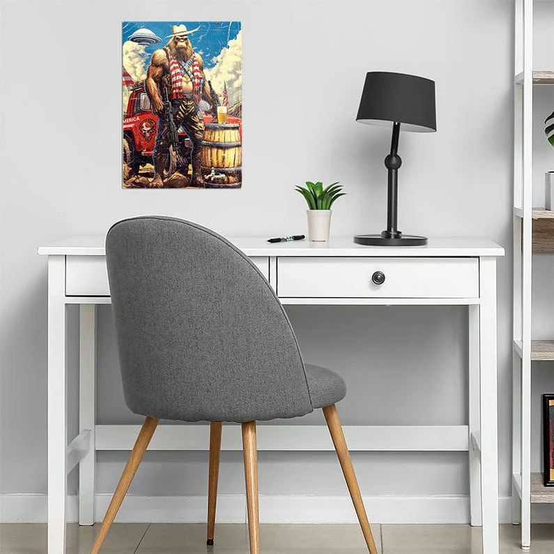 American Bigfoot - Metal Wall Art - Image 5