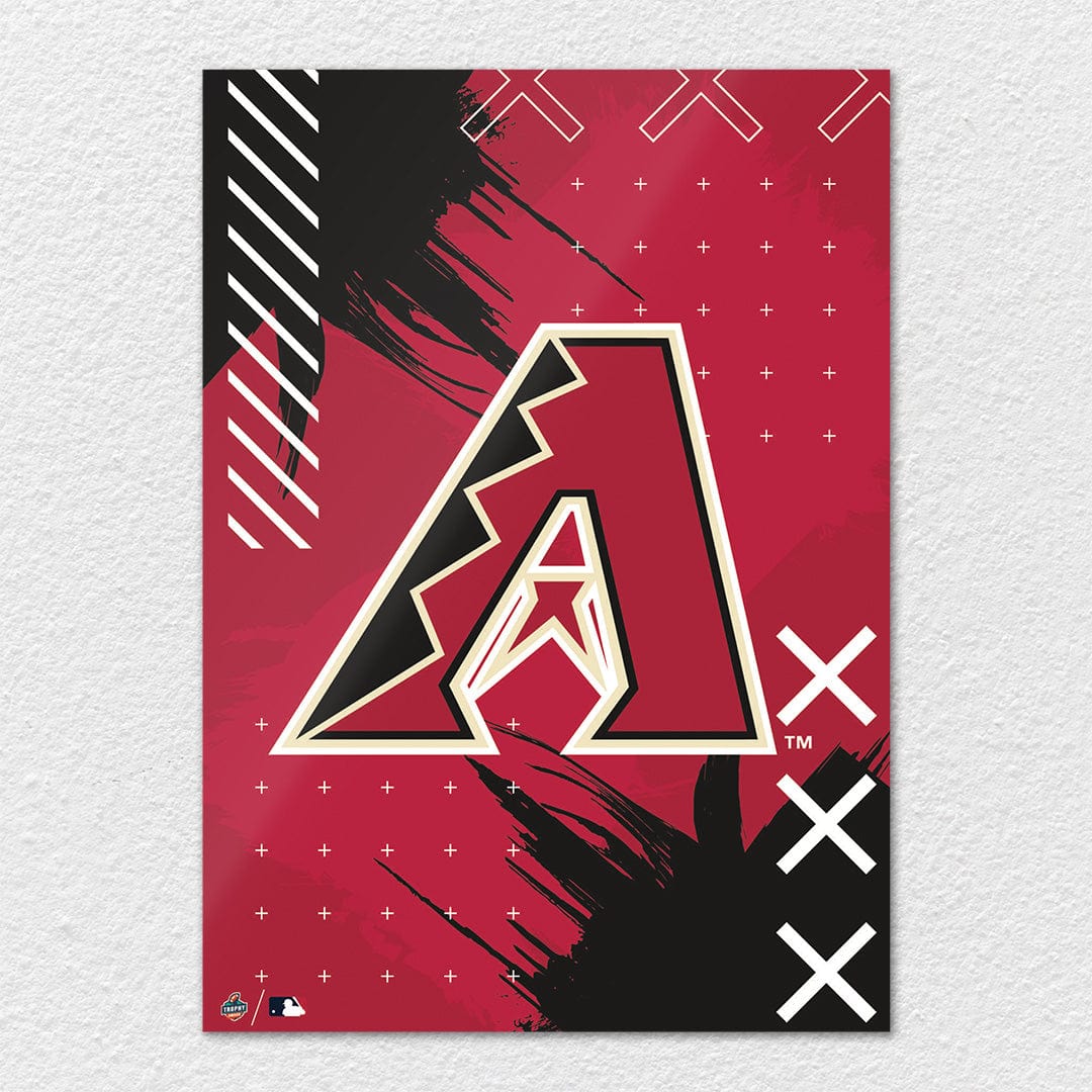 Arizona Diamondbacks Stitch Logo - Metal Wall Art - Image 6