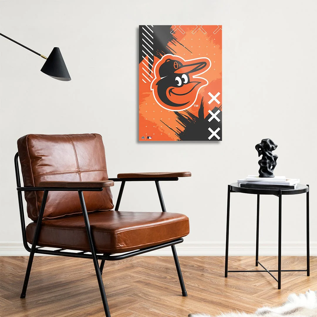 Baltimore Orioles Stitch Logo - Metal Wall Art - Image 3
