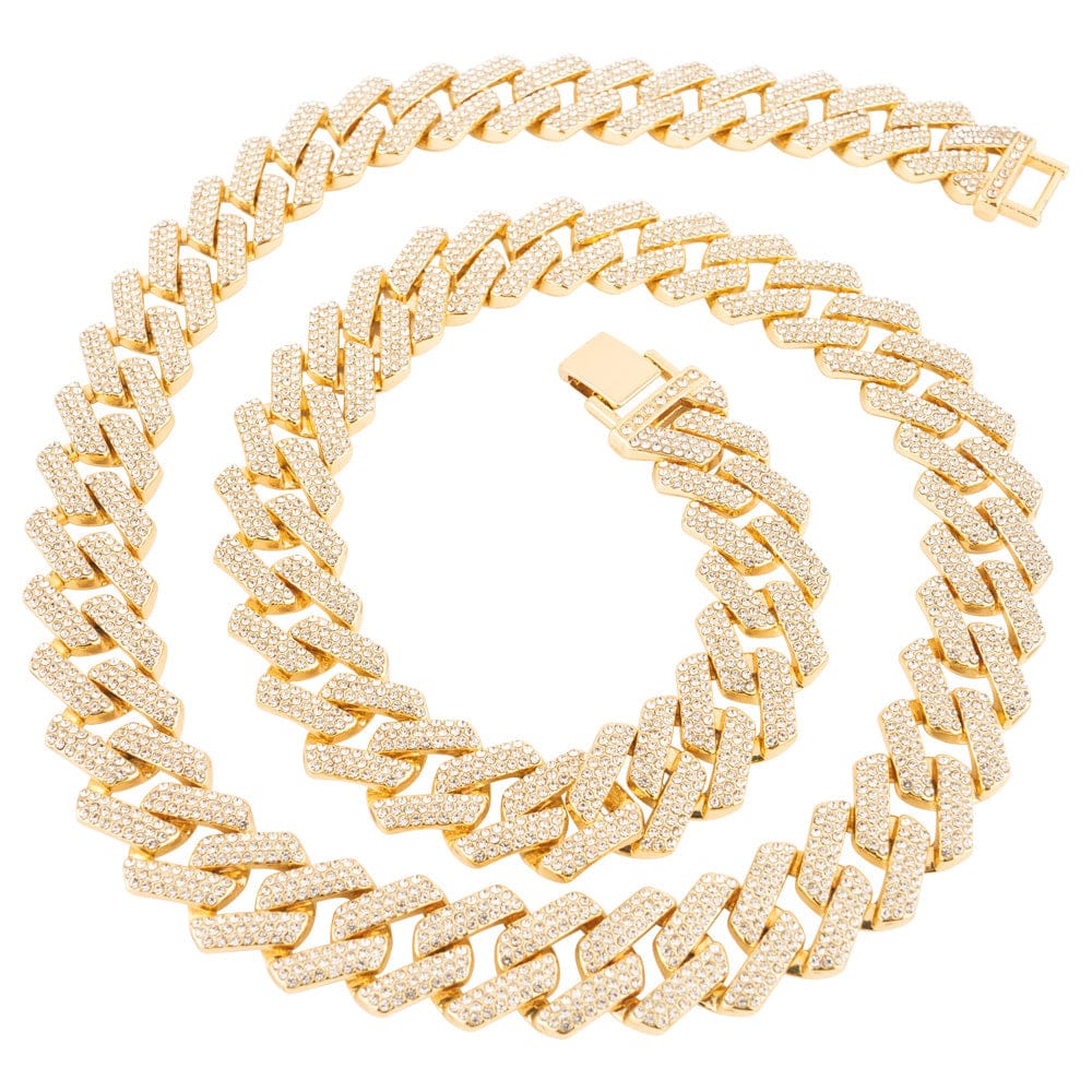 Blinged Gold Cuban Link Chain - Image 5