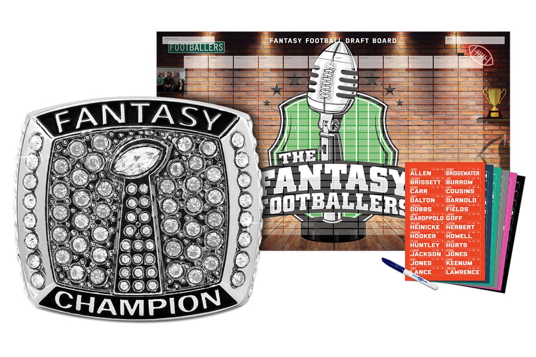 Championship Ring + 2026 Fantasy Footballers Draft Board Kit - Image 8