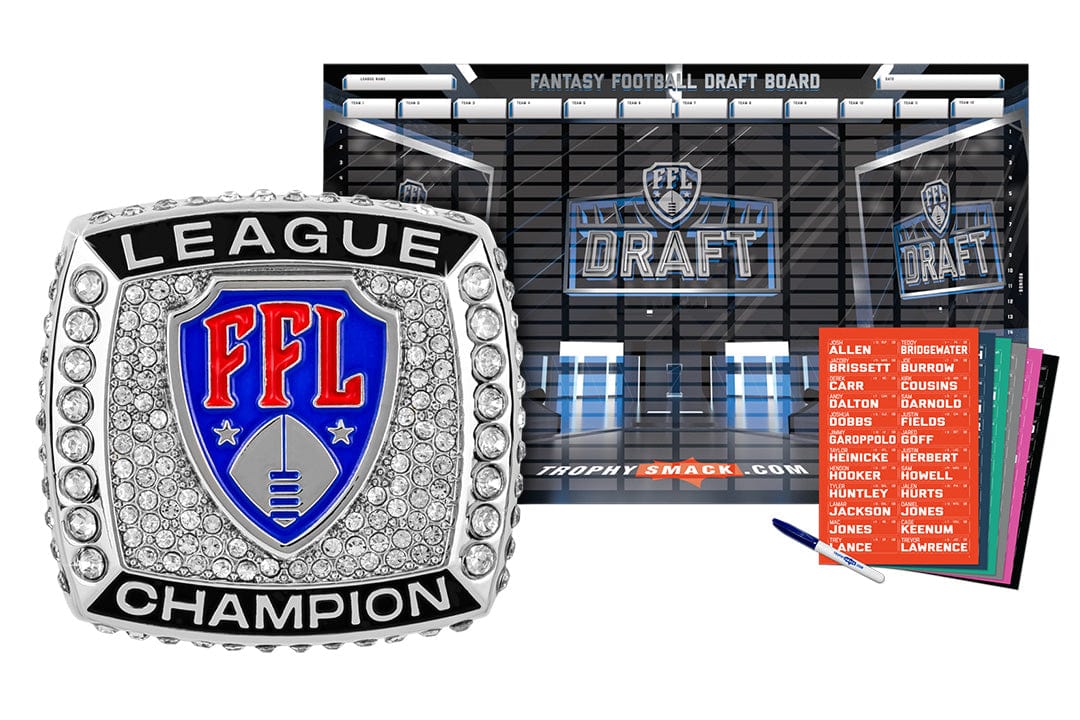 Championship Ring + 2026 Fantasy Football Live Draft Board Kit - Image 13