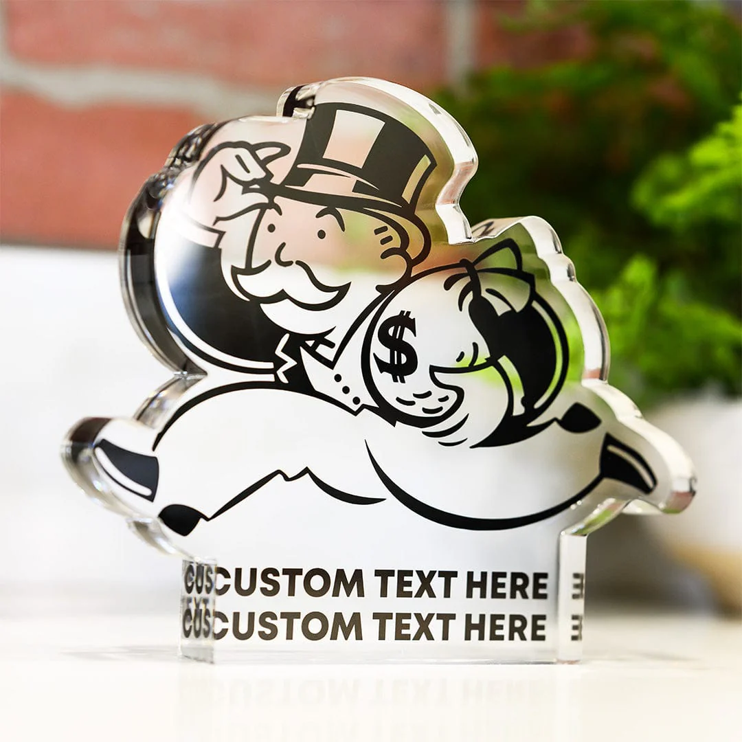 Custom Acrylic Monopoly Man Trophy - Image 4