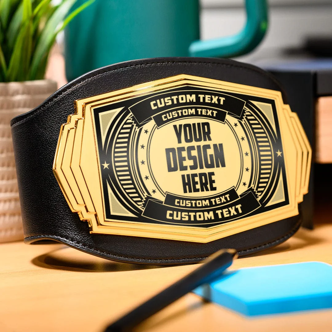 Mini Championship Belt - Custom 1lb Title Belt - Image 3