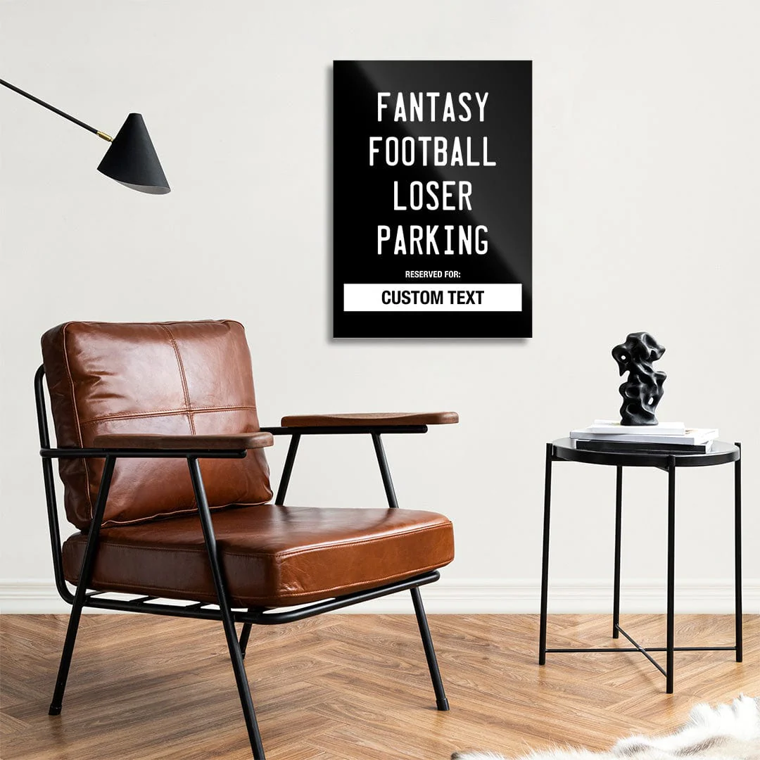 Custom Fantasy Football Loser Parking - Metal Wall Art - Image 6