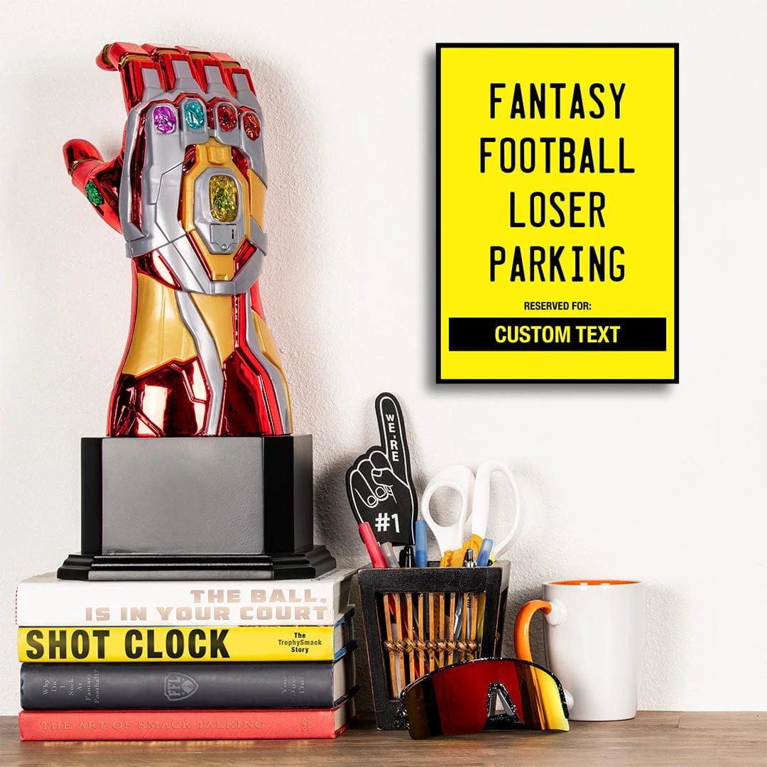 Custom Fantasy Football Loser Parking - Metal Wall Art - Image 9