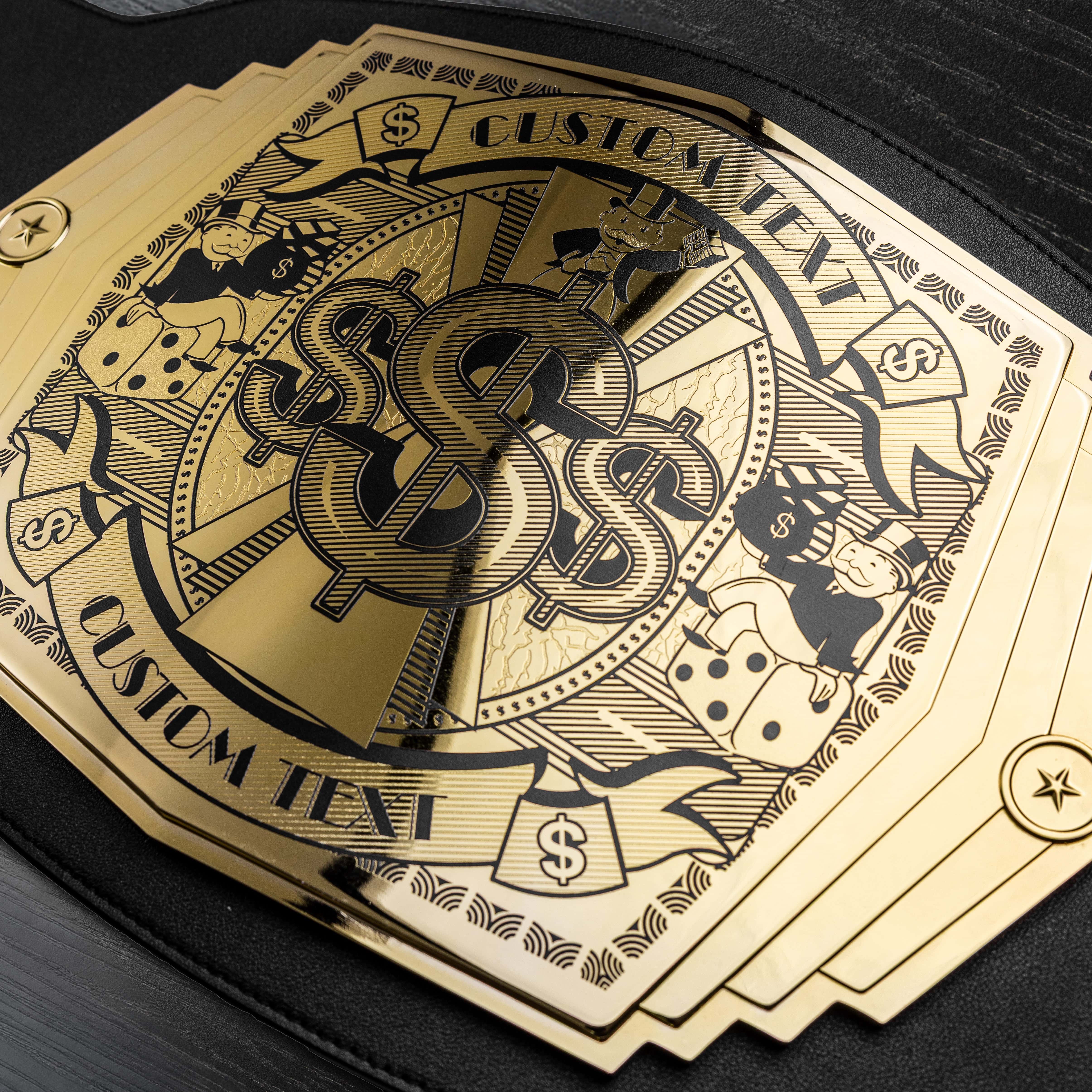 Custom Monopoly 6lb Championship Belt - Image 3