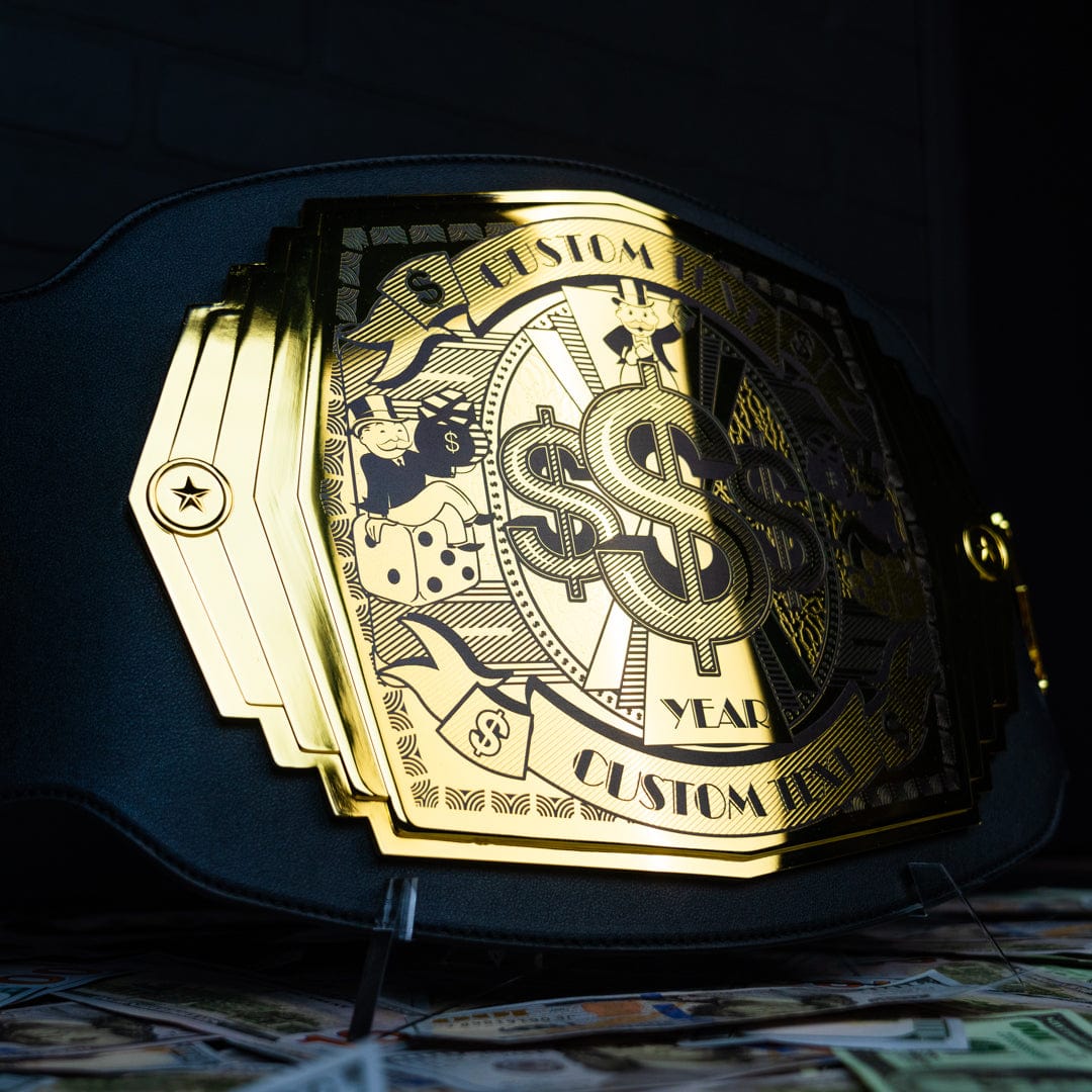 Custom Monopoly 6lb Championship Belt - Image 4