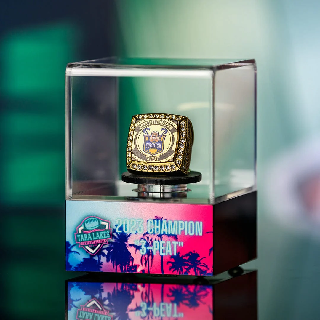 Design Your Own  Championship Ring Spinning Display Case - Image 3