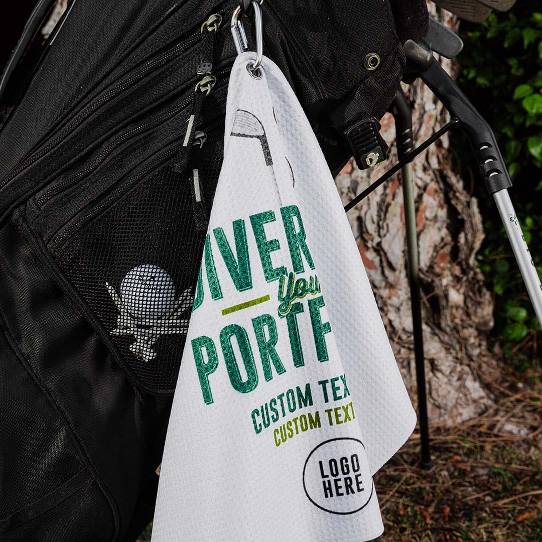 Diversify Your Portfolio Golf Towel - Image 4
