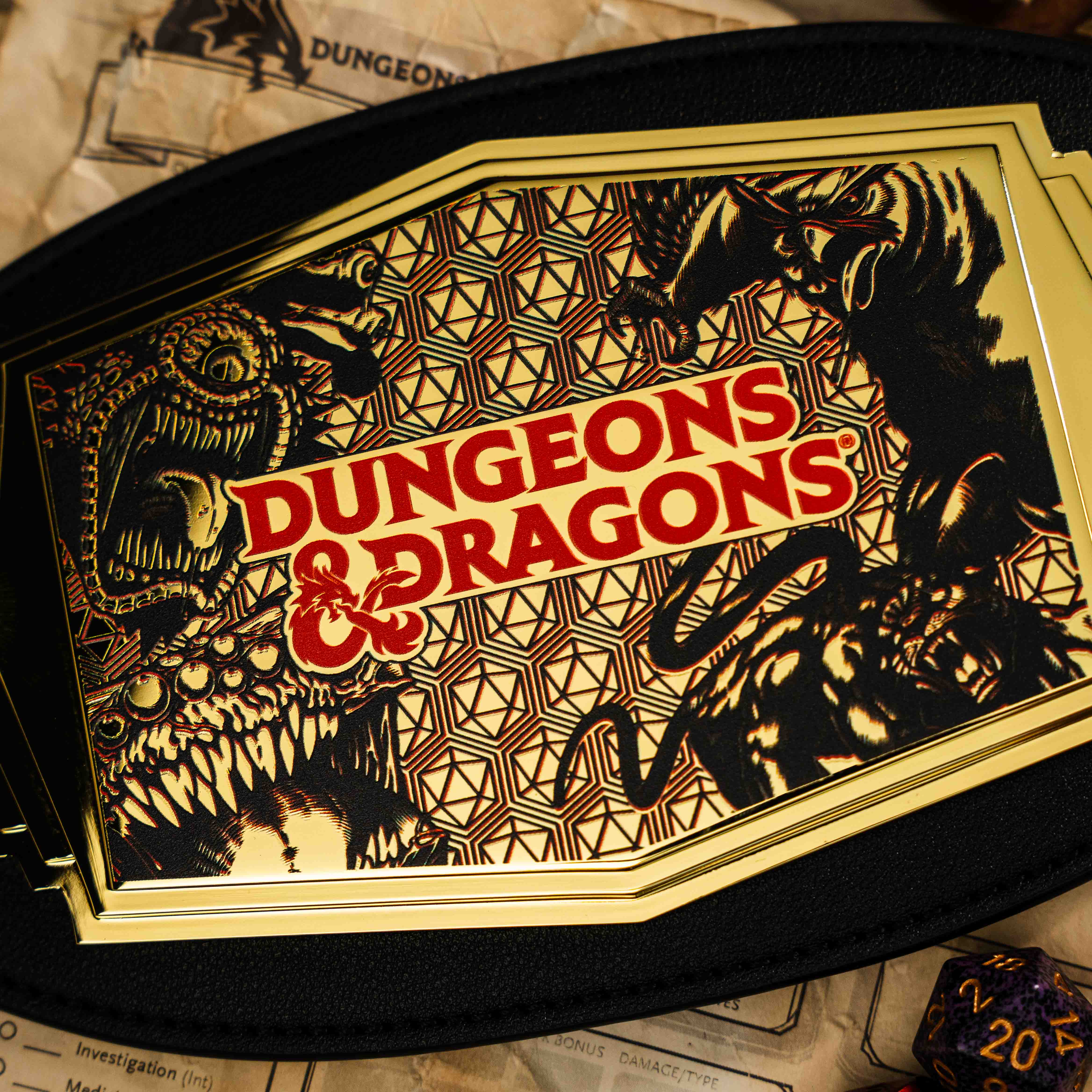 D&D Mini 1lb Campaign Completion Championship Title Belt - Image 4