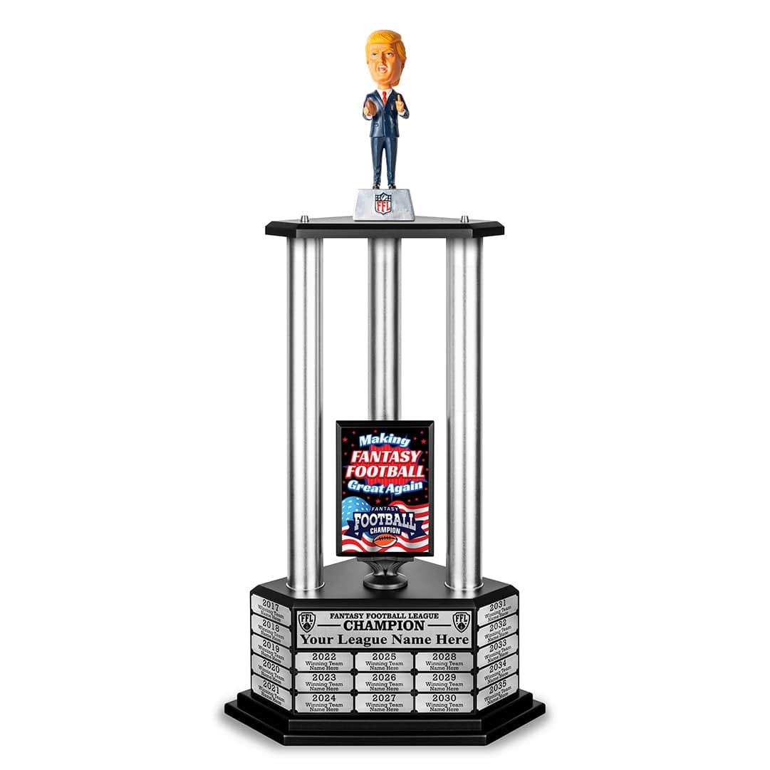 26"-36" El Presidente Perpetual Fantasy Football Trophy - Image 29