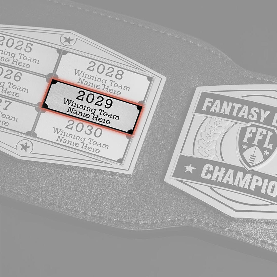 Engraved Name Plate - Silver/Black - Image 3