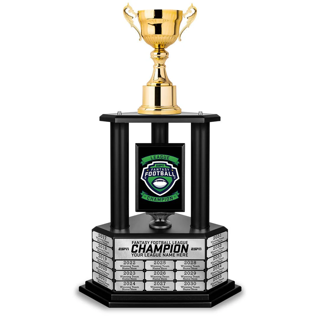 Perpetual ESPN Fantasy Football Championship Trophy - Image 11