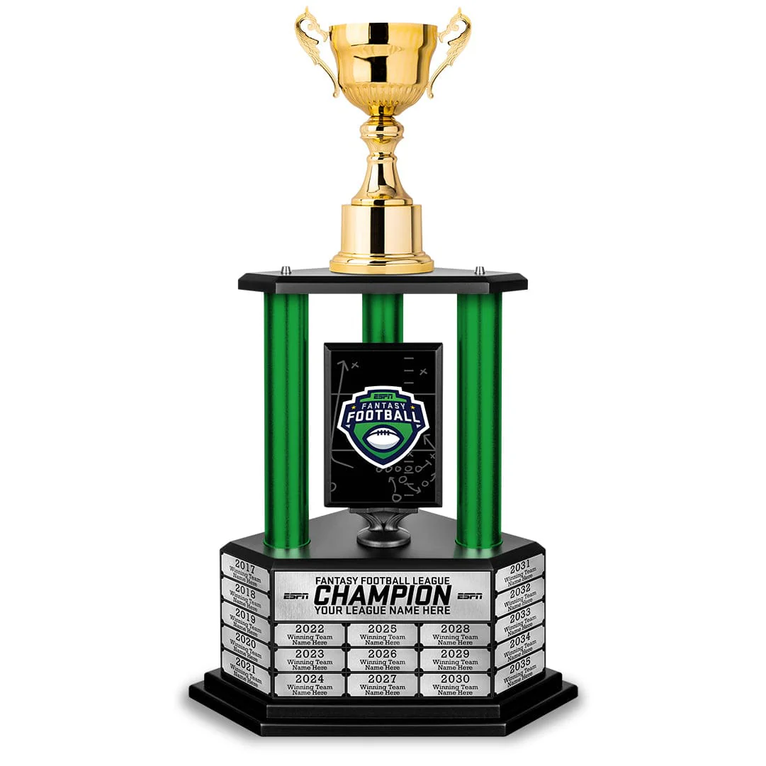 Perpetual ESPN Fantasy Football Championship Trophy - Image 15