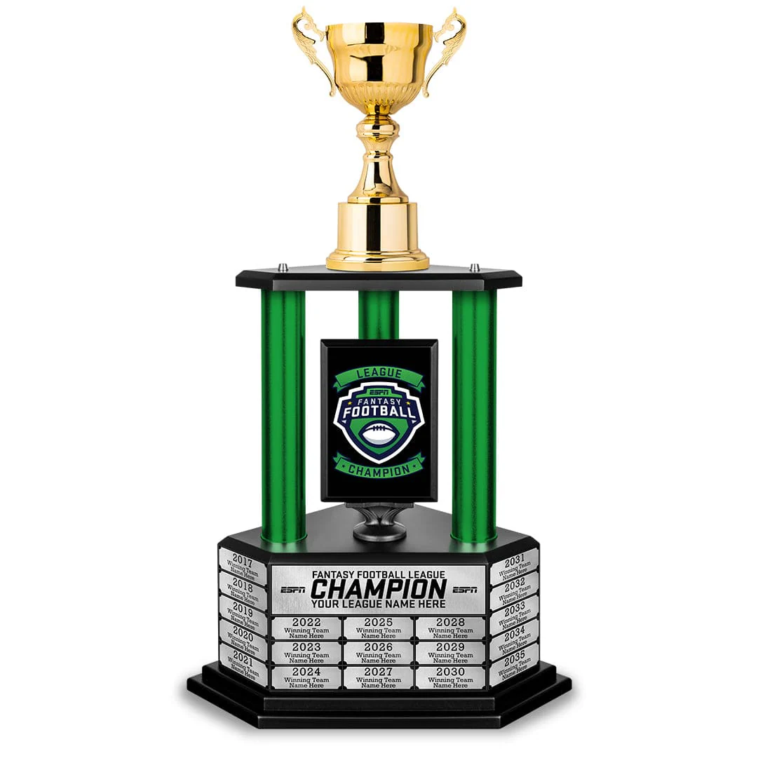 Perpetual ESPN Fantasy Football Championship Trophy - Image 16